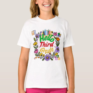 ハロー三年生の小学校1日目 Tシャツ