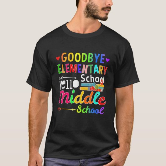 ハロー中学校卒業小学校 Tシャツ (正面)