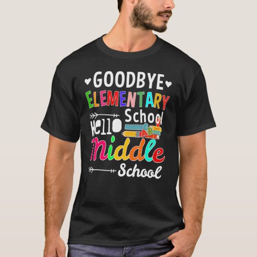 ハロー中学校卒業小学校 Tシャツ (正面)
