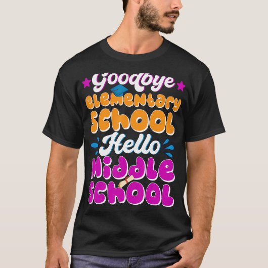 ハロー中学校卒業小学校 Tシャツ (正面)