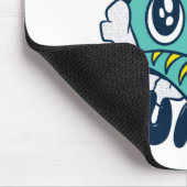 ハロー人間のかわいい猫 マウスパッド (コーナー)