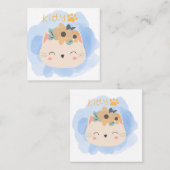 ハロー子猫 スクエア名刺 (正面/裏面)