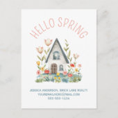 ハロー実在春エステート連絡情報 ポストカード (正面)