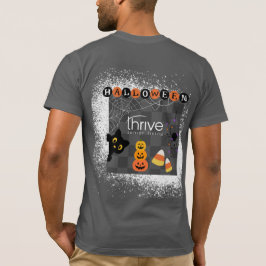 ハロー市松模様にウィンTシャツ Tシャツ