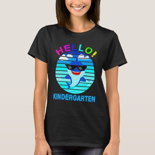 ハロー幼稚園シャークベビー Tシャツ (正面)