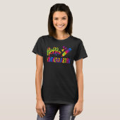 ハロー幼稚園チームキンダー新学期テアック Tシャツ (正面フル)