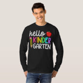 ハロー幼稚園チームキンダー新学期テアック Tシャツ (正面フル)