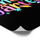 ハロー幼稚園先生ガールズ名門私立校風のガールズバックT ポスター (角)