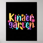 ハロー幼稚園先生ガールズ名門私立校風のガールズバックT ポスター (正面)