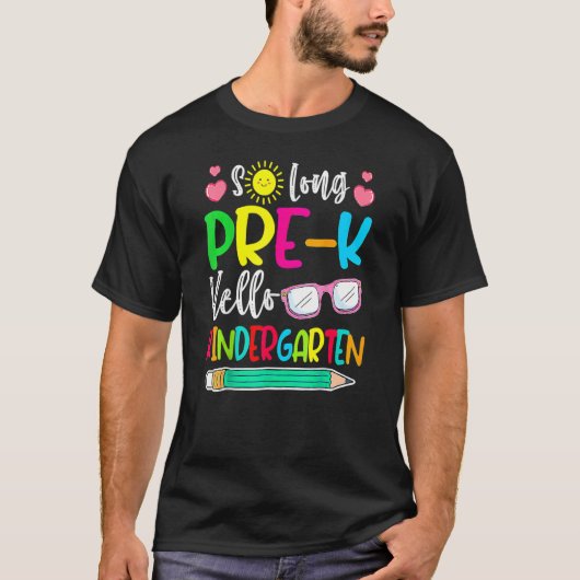 ハロー幼稚園先生新学期 Tシャツ (正面)