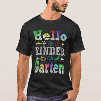 ハロー幼稚園新学期少年生茶 Tシャツ