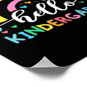 ハロー幼稚園新学期 ポスター (角)