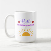 ハロー幼稚園 – おもしろい先生コーヒーマグ コーヒーマグカップ (左)