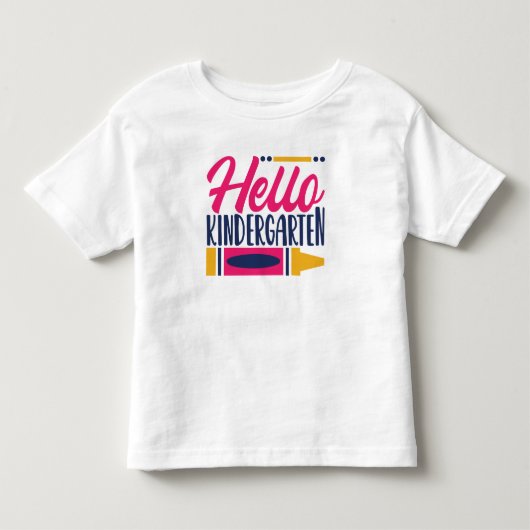 ハロー幼稚園 トドラーTシャツ (正面)