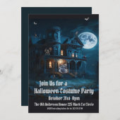 ハロー幽霊のよく出るウィーンの衣装パーティー 招待状 (正面/裏面)