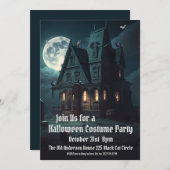 ハロー幽霊のよく出るウィーンの衣装パーティー 招待状 (正面/裏面)