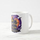 ハロー幽霊のよく出るウィーンマグ – ゴシックマ不気味ンシオ コーヒーマグカップ (正面右)