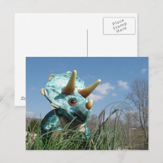 ハロー恐竜 ポストカード (正面/裏面)