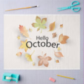 ハロー抽象芸術10月秋 薄葉紙 (クラフト)