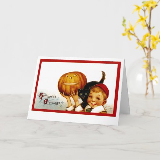 ハロー挨拶 カード (黄色い花)