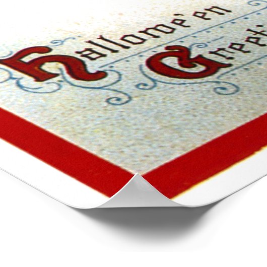 ハロー挨拶 ポスター (角)