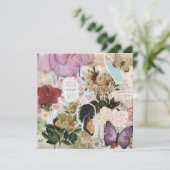 ハロー新生児!ベビーシャワーフラットグリーティングカード (スタンド正面)