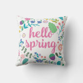 ハロー春とフローラアート クッション (裏面)