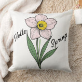 ハロー春ダフォディル クッション (ブランケット)