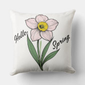 ハロー春ダフォディル クッション (裏面)