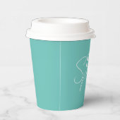 ハロー春ティール（緑がかった色） 紙コップ (右)