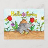 ハロー春ハガキbyニコールジャネス ポストカード (正面)