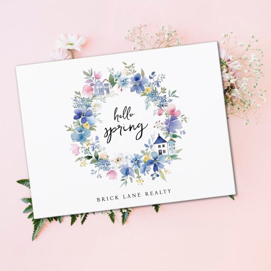 ハロー春フローラハウスリース実在エステート ポストカード