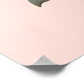 ハロー春ヴィンテージ花 ポスター (角)