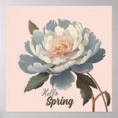 ハロー春ヴィンテージ花 ポスター (正面)