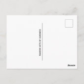 ハロー春手書きポストカード ポストカード (裏面)