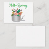 ハロー春標識 ノートカード (正面/裏面)