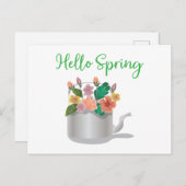 ハロー春標識 ポストカード (正面/裏面)