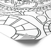 ハロー春:アメージングマンダラ ポスター (角)