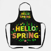 ハロー春 エプロン (正面)