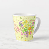 ハロー春 カフェラテマグ (右アングル)