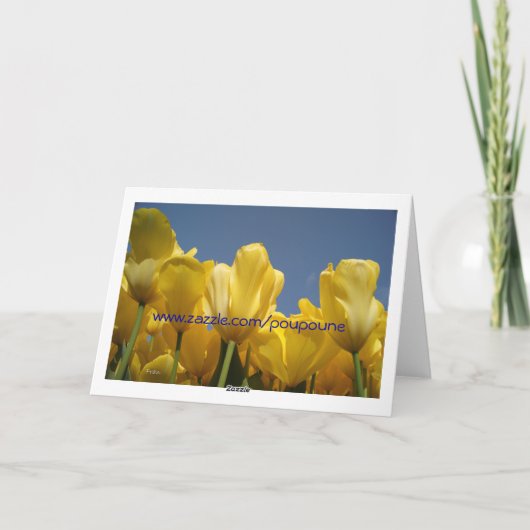 ハロー春! カード (裏面)