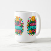 ハロー春 コーヒーマグカップ (正面右)
