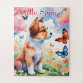 ハロー春 ジグソーパズル (縦)