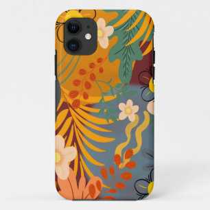 ハロー春、フローラカラフル自然離れ iPhone 11 ケース