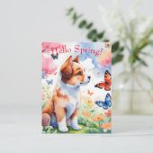 ハロー春 ポストカード (スタンド正面)