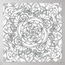 ハロー春:大人のための美しいカラーリングページ