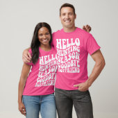 ハロー狩りシーズンシーズンバイボーイフレンド Tシャツ (ユニセックス)