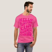 ハロー狩りシーズンシーズンバイヨーブーザーおもしろいことわざ Tシャツ (正面フル)