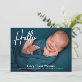 ハロー生まれたばかりのベビー写真の誕生発表 (スタンド正面)