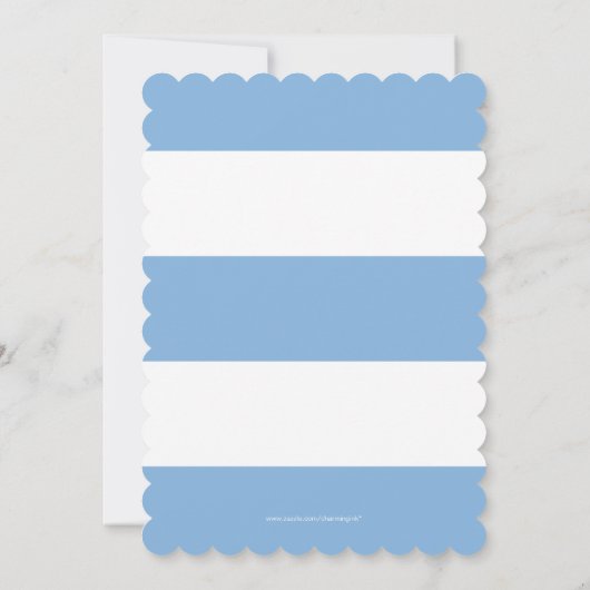 ハロー男の赤ちゃん誕生のお知らせ 案内状 (裏面)